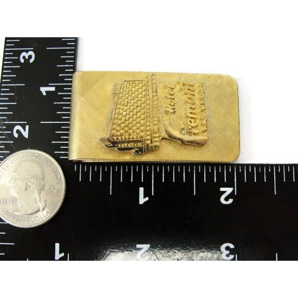 Vintage Hotel Fremont Las Vegas Money Clip Men Wallet ID Credit Card Holder - Picture 6 of 8